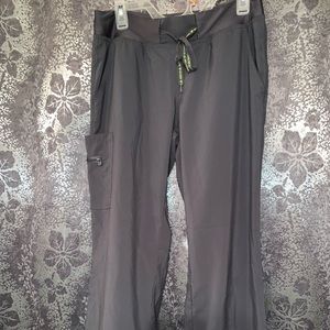 Activate by Med Couture charcoal gray scrub pants
